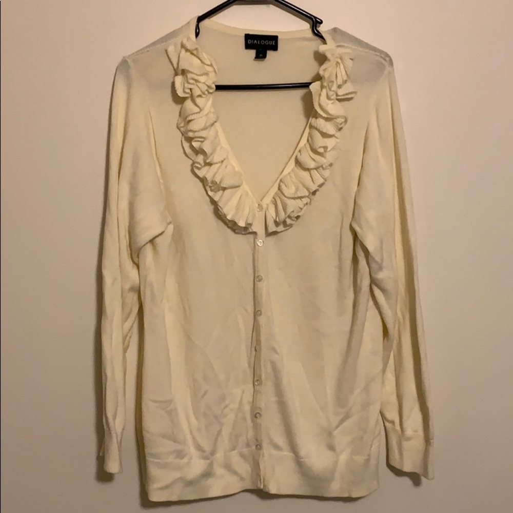 Dialogue cardigan